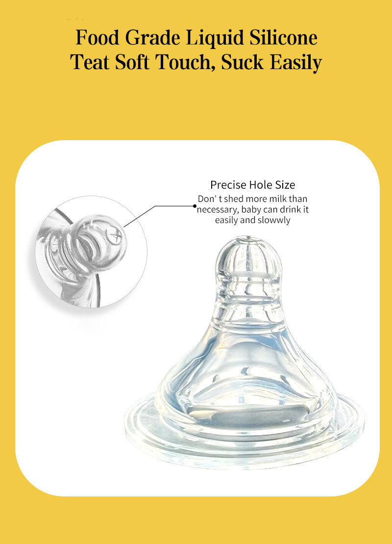 Amazon's Popular Creative Baby Bottle Hands-Free Feeding Device Wide-Mouth Pp Baby Bottle 300ml