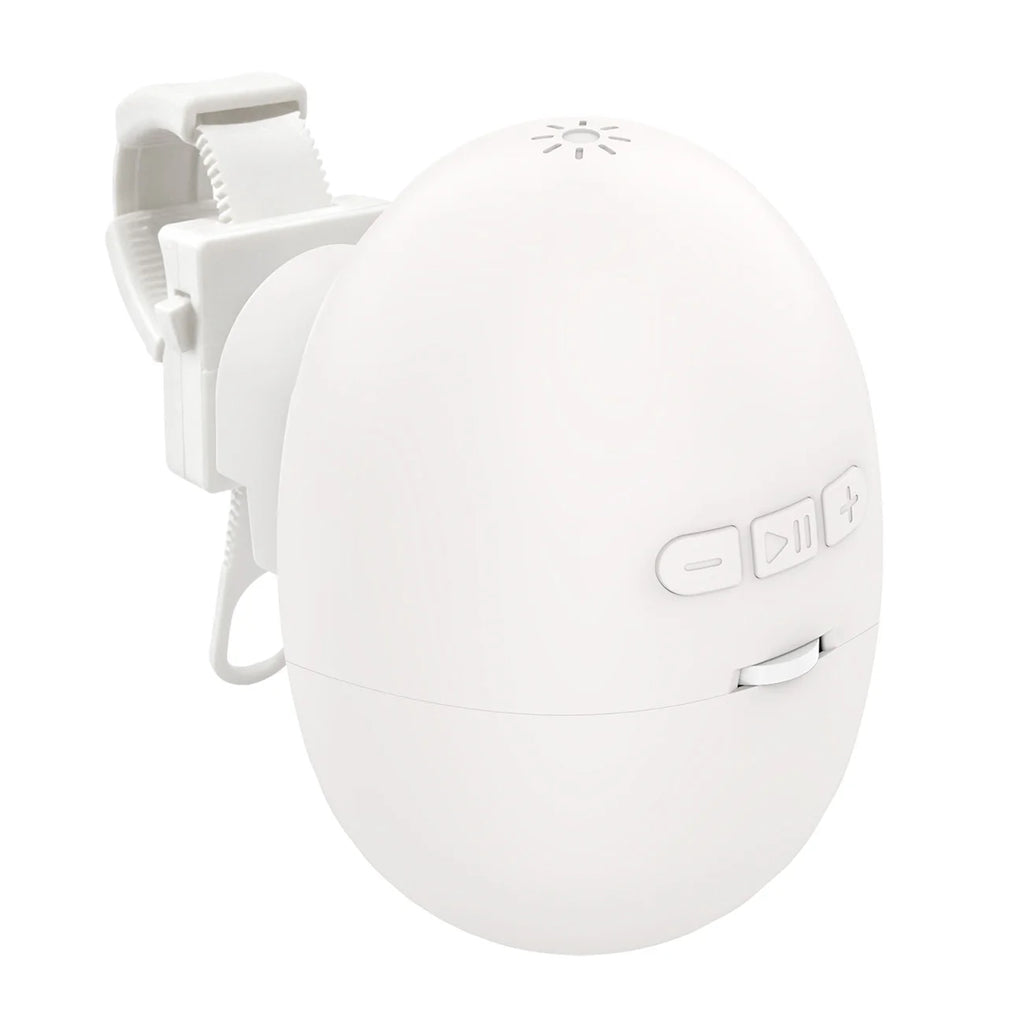 Baby Cradle Sleep Soother with Adjustable Vibration, White Noise & Touch Control Nightlight, Type-C Rechargeable Clip-On Infant