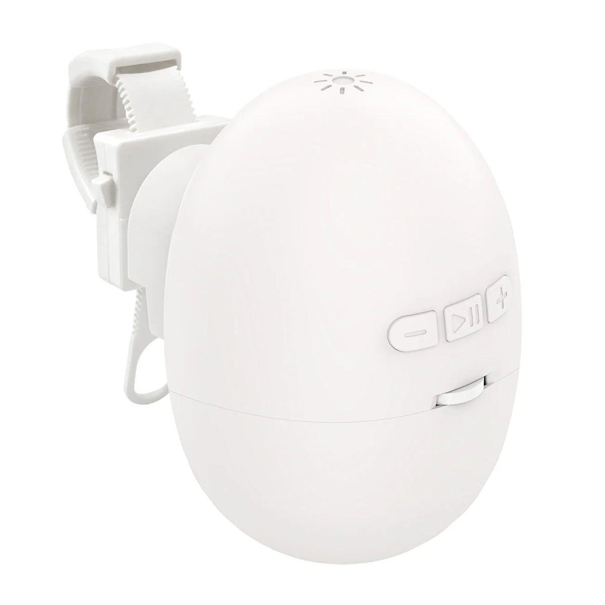 Baby Cradle Sleep Soother with Adjustable Vibration, White Noise & Touch Control Nightlight, Type-C Rechargeable Clip-On Infant