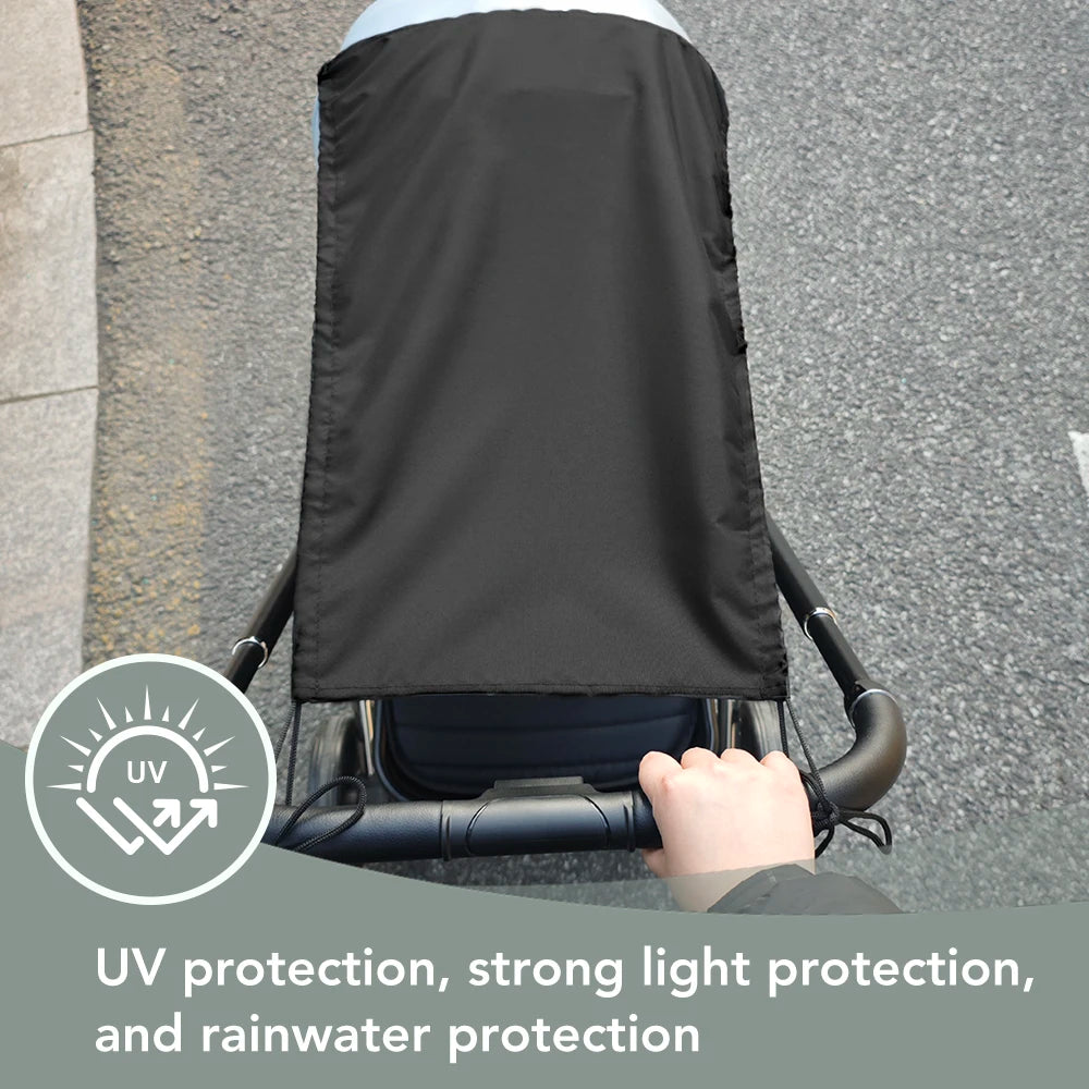 Baby Stroller Sun Shade, Universal Fit Baby Strollers Shade for Sun Protection with Viewing Window Water Resistant Sunshade