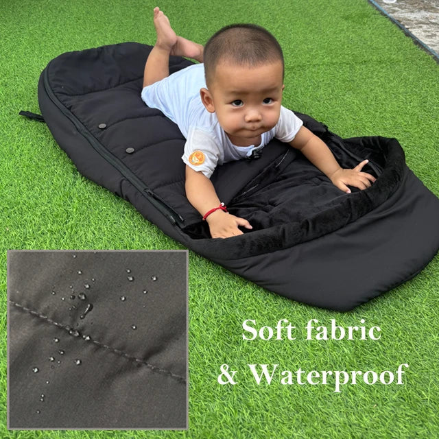 Universal Baby Stroller Footmuff  Warm Pram Waterproof Socks For Babyzen YOYO Baby Stroller Accessories